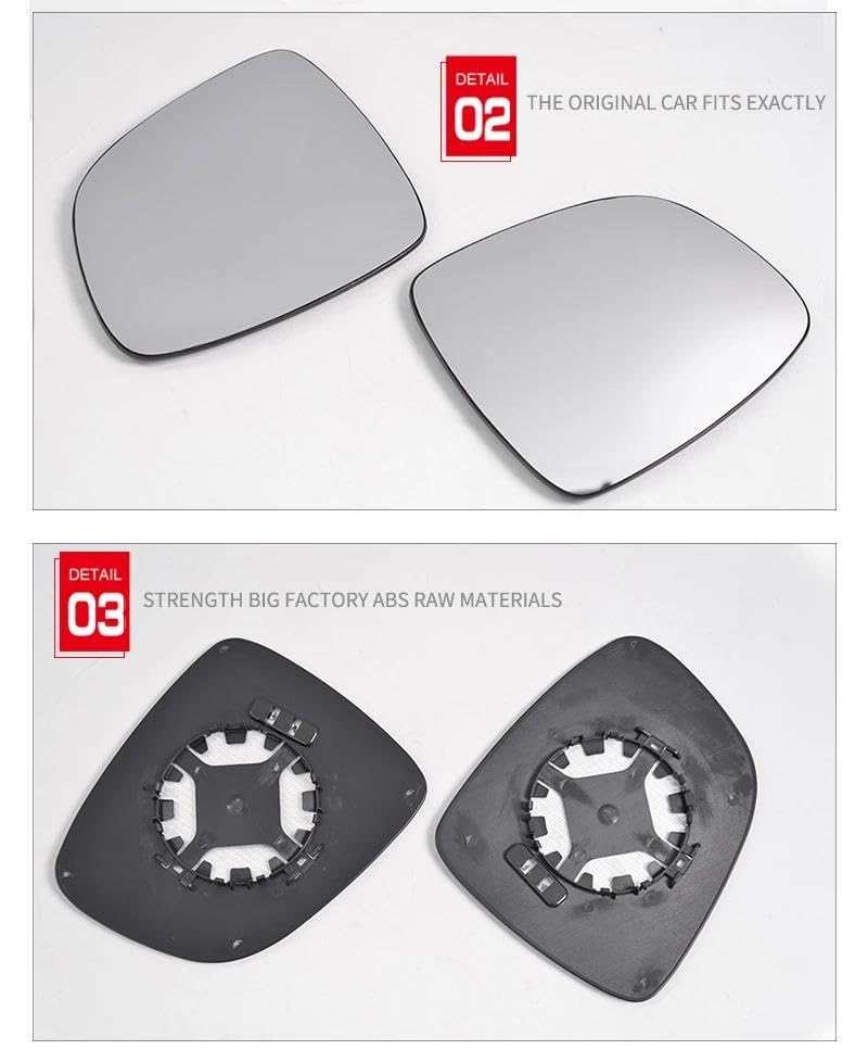 Miroir de rétroviseur chauffant pour Suzuki SX4 réglable - 4