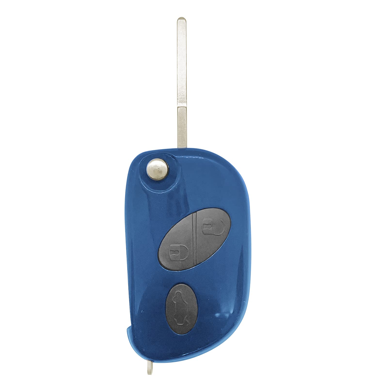 AutoKeyMax - Llave de coche con tapa para 2005-2011 Maserati GranTurismo Quattroporte remoto Fccid: RX2TRF937 (1)