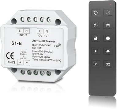 AC Triac Dimmer white