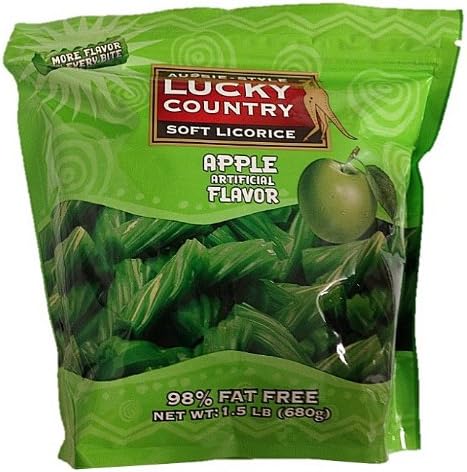 Lucky Country Apple Licorice - 1.5lb Resealable Bag
