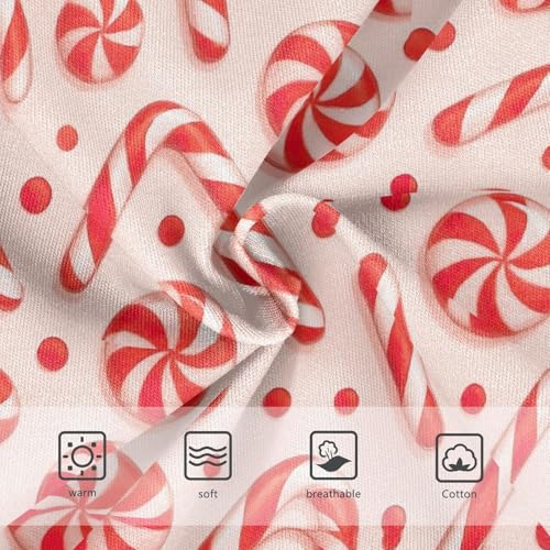 Joisal Girls Underwear Toddler 2t Cotton Cute Panties Girl Funny Briefs Underpants Red White Pink Canes Candy3