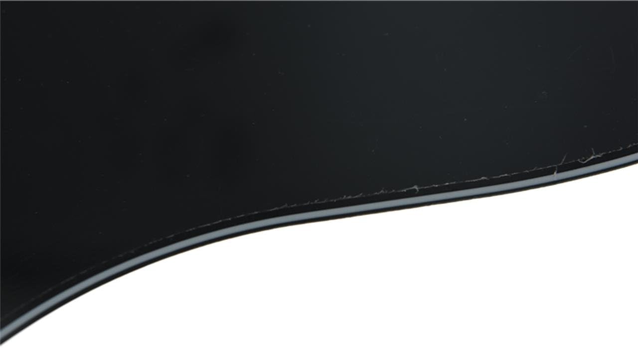 KAISH American Vintage 5 Hole Tele Pickguard TL Guitar Pick Guard Scratch Plate for Tele/Telecaster Black 3 Ply - Image 4