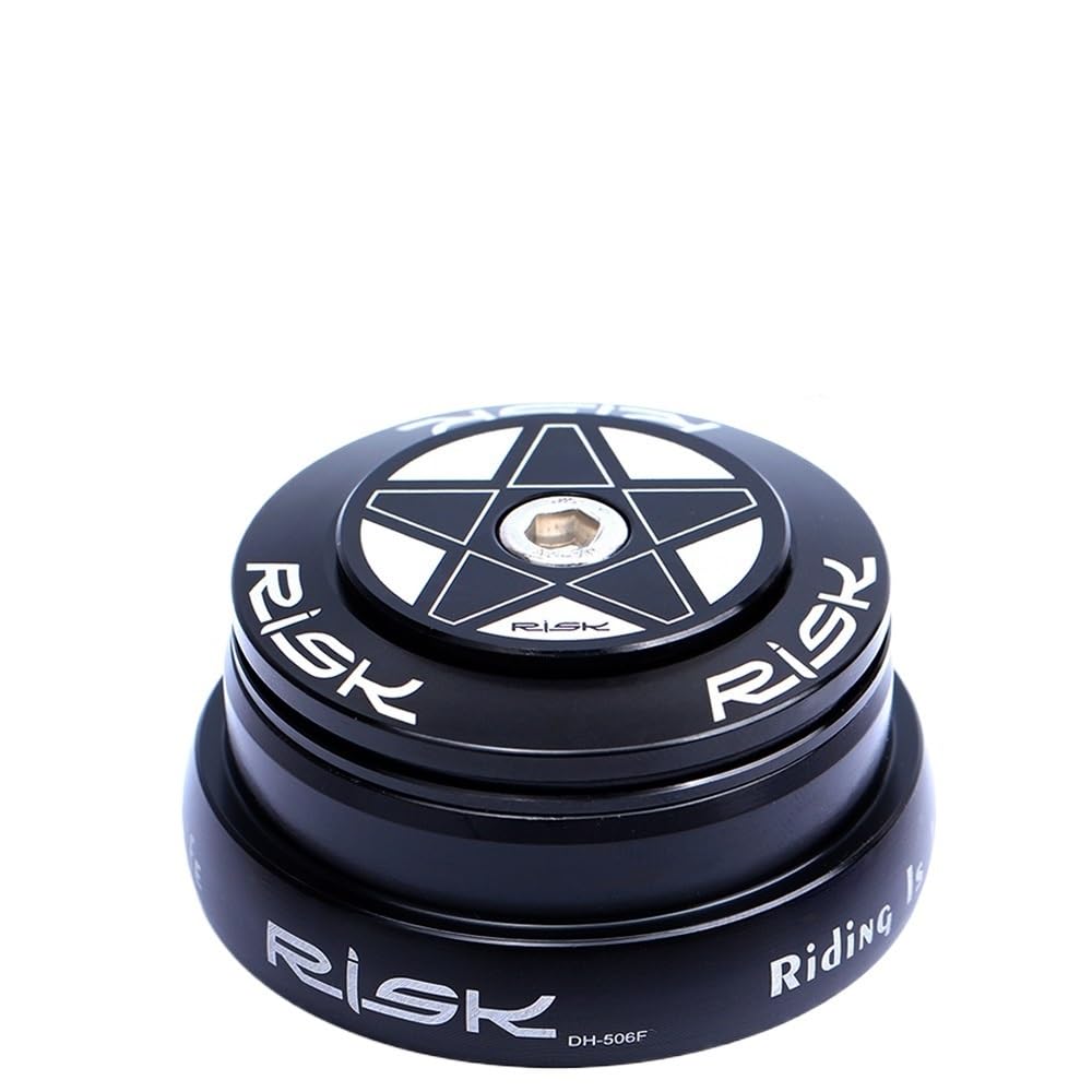 Serie Sterzo Cuffie MTB for Bicicletta da Strada 44mm 34/41/41.8/49.7/50.6/55/56mm for Bici 28.6mm 1 1/8 Dritto 1.25-1.5 "1 1/4-1/2 Forcella conica Serie Sterzo MTB(DH-506F 40-50.6mm)