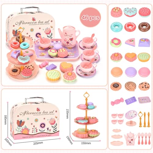 Lajeje M8061 46Pcs Kids Tea Party Set For Little Girls thumb #1