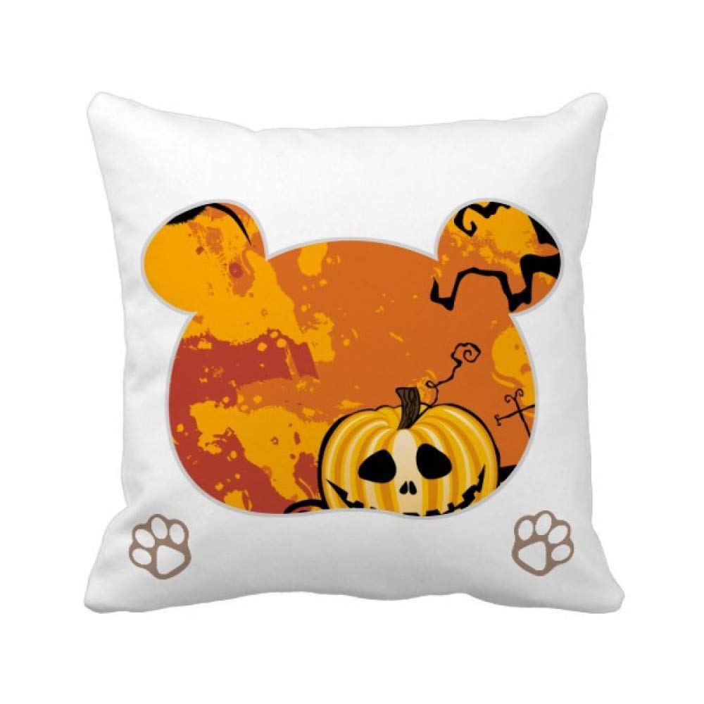 Housse de coussin Halloween citrouille ours pour votre canapé d'automne cocooning