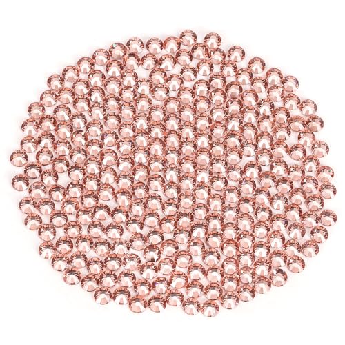 Image of Rhinestones Flatback Rhinestones for Crafts Glass Nail rhinestones Nail Gems Crystals Non Hotfix Rhinestones for Makeup Bags Shoes Decoration DIY(SS8,1440pcs,Champagne)