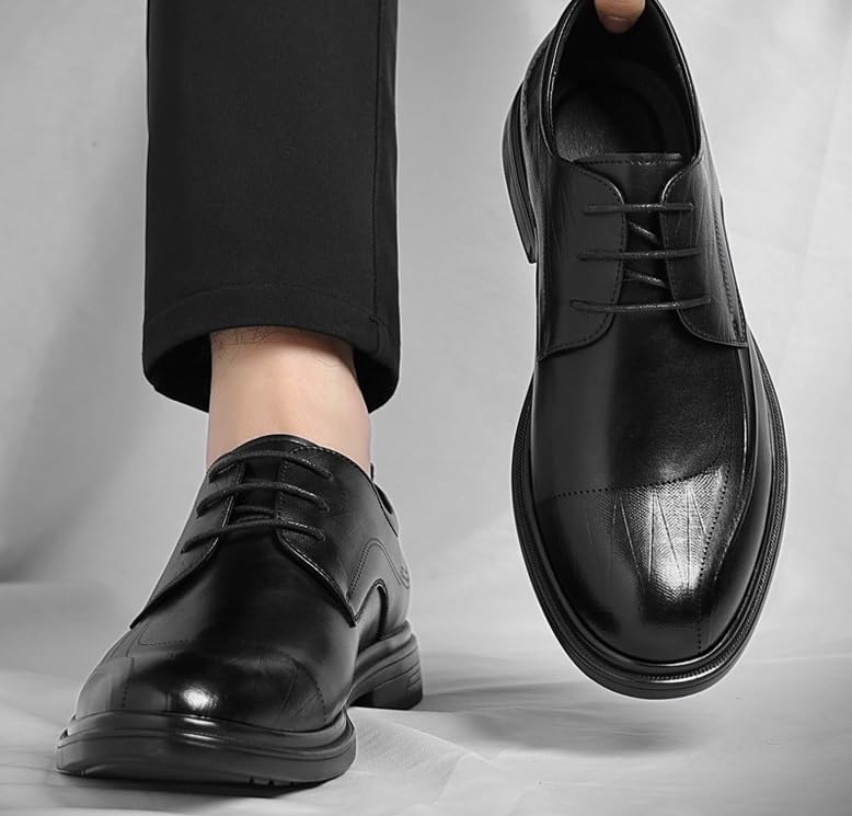 Barefoot Dress Shoes for Men Lace Up Men's Classic Modern Formal Oxford Classic Formal Oxfords3