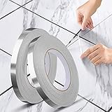 Resistente al Agua y a la Abrasión: hay una película de lentejuelas en la superficie de la cinta para baldosas, que es resistente al desgaste, impermeable y no se deforma. Material de fundición de cobre de alta calidad, brillo brillante, excelente fijación del color. Proceso de dibujo, más textura.