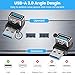 AIMHDUTY 90 Degree USB 3.0 Adapter, Right Angle USB A Male to Female, 2-Pack, 5Gbps Data Sync, Black, for PC, Laptop, Mouse, Keyboard