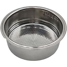 51mm Espresso Machine Portafilter Accessory, 2-cup Pressure Coffee Filter Basket. Compatible For SACHI/HOMIX/VITEK/GYPAS/GEEPAS2 cups