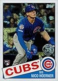 2020 Topps 1985 Silver Chrome Baseball #85C-6 Nico Hoerner Rookie Card