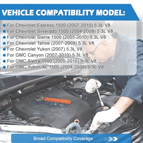 ZDKK Transmission Master Solenoid Kit OE 4L60E for GMC/Chevy 2004-2010 5.3L V8 Engines–Restores Smooth Shifting Reduces Slippage Extends Transmission Life