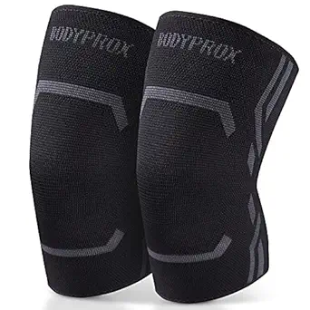 Knee Compression Sleeve for Men and Women (2 Pack), Knee Support Brace for Running and Work out (Large)