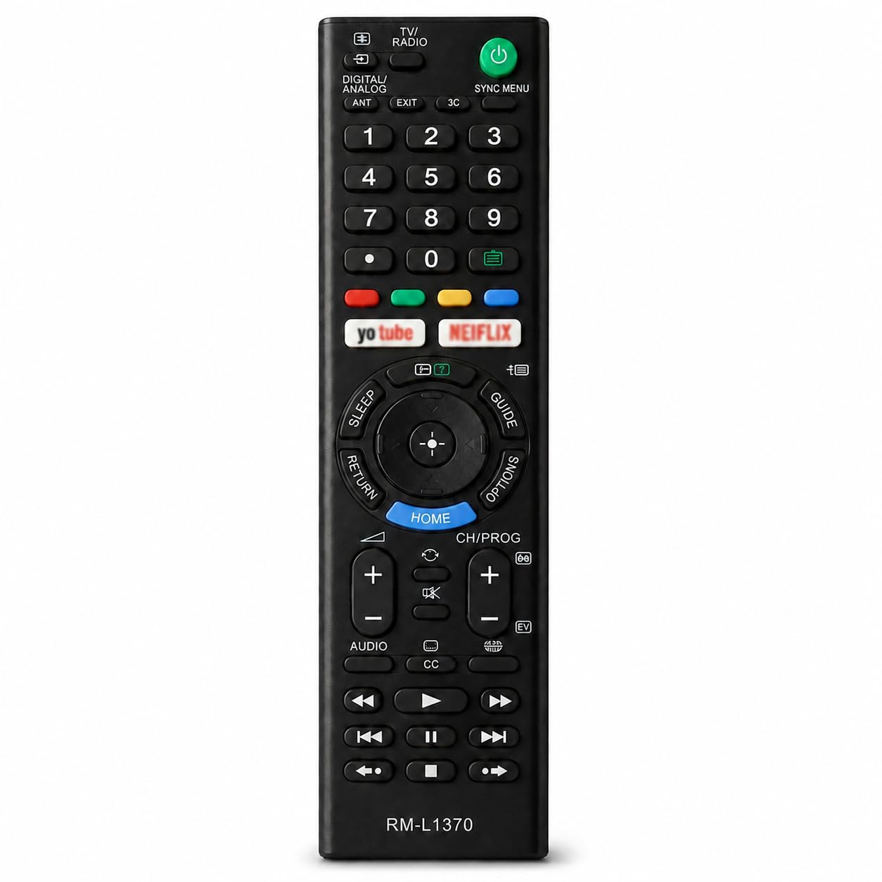 ZdalaMit Original Remote Control Compatible with Sony Bravia TV Remote Control URC 153 Fit for Smart LCD LED UHD OLED QLED 4K Android Televison & All Sony TV's with Hot Keys