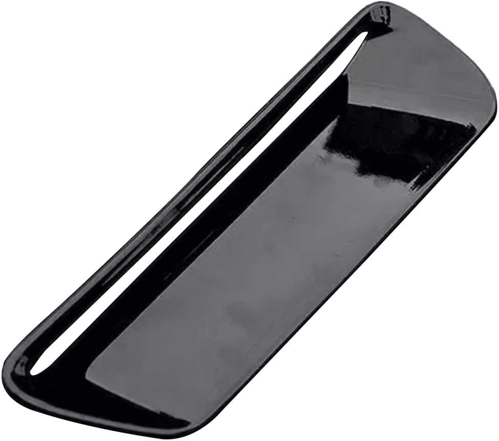Black Hood Scoop Air Vent Outlet Insert Cover Trim Fit Compatible with Dodge Challenger 2015-2022