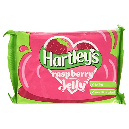 Hartleys - Cubos de gelatina de frambuesa, 135 g
