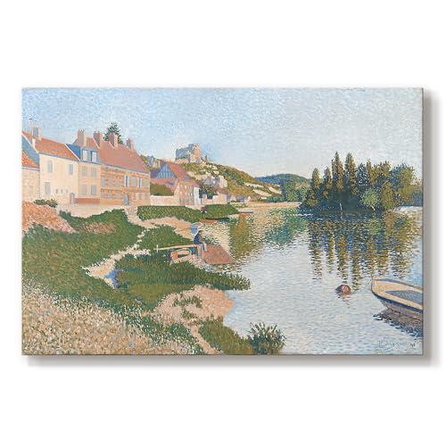 Paul Signac | The Village By The Water | Canvas Wall Art | GAL087