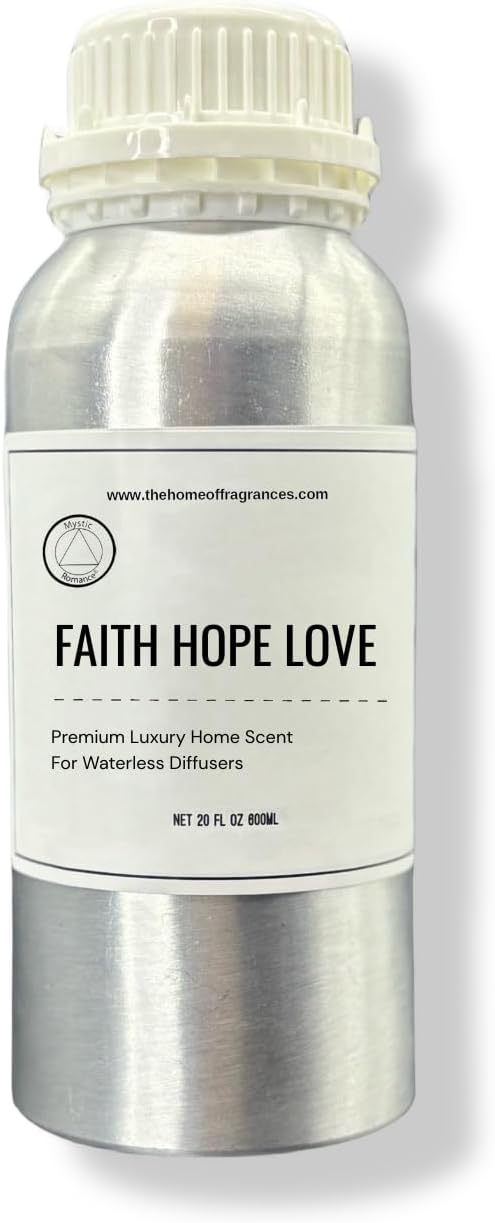 Mystic Romance Faith Hope Love Aroma Oil – Oil Diffuser Air Freshener for Home, Essential Oil Diffuser Fragrance, Diffusers for Home & Apartment Essentials, Bathroom & Living Room Decor Scent (Gallon)