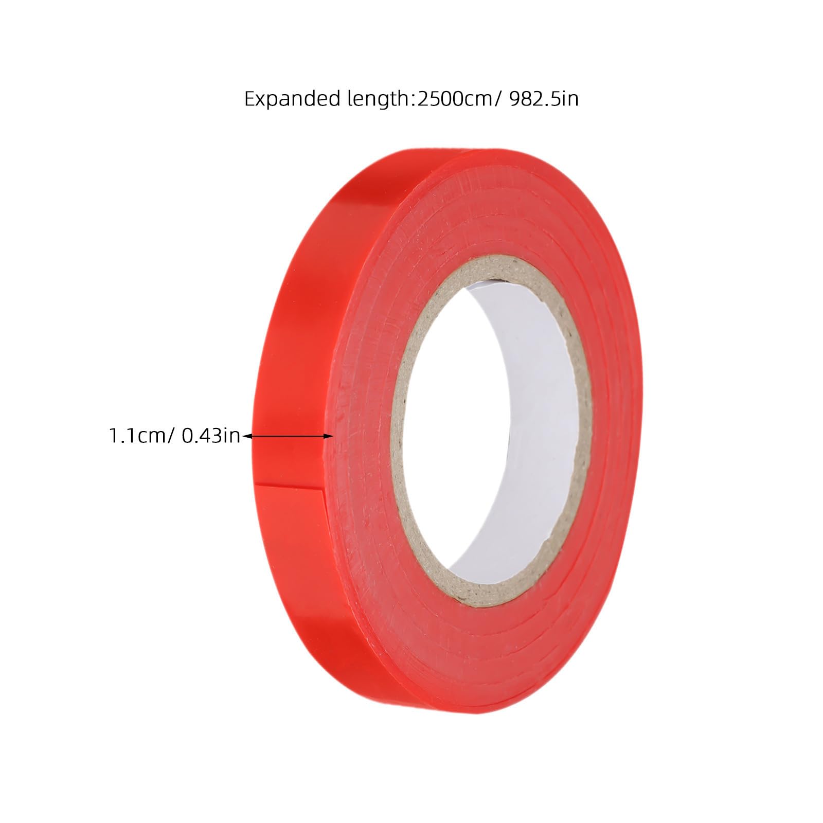 YARNOW Cinta Adhesiva Roja de PVC para Atar de y Planta, Flexible Residuos, Adecuado para de Poda y Temporada de, Pack de 20 Rollos