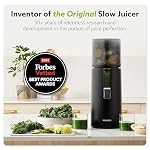Hurom H400 Cold Press Juicer Machine, Award Winning Masticating Slow Juicer, Easy to Clean, Strainer & Hands Free with Self Feeding, Wide Mouth Hopper, Easy Assembly (Matte Black) - Image 3