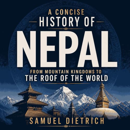 Diseño de la portada del título A Concise History of Nepal: From Mountain Kingdoms to the Roof of the World