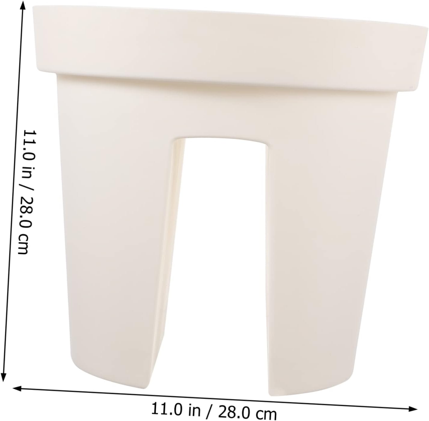 VANZACK Hanging Planters for Fence Creative Flowerpot Deck Flower Boxes Planting Container Decorative Pot