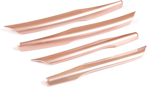 Miniatura 4 de CHEYA ABS oro rosa coche delantero niebla lámpara tiras TRIM pegatina 4 unids para Land Rover Range Rover Evoque 2019 2020 auto Accesorios