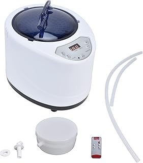 Vaporizador portátil para sauna de 1000 W, com vídeo + certificação CE, relatório de teste EMC, máquina de spa, caixa de vapor doméstica ROHS, fumigador de suor para sala de vapor [entrega sem bateria] Especificação: