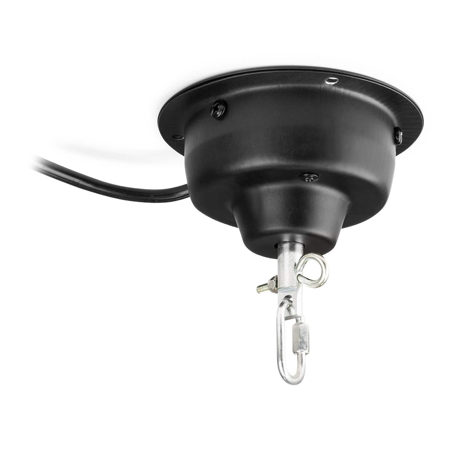 Fuzzix MBM400 - Motor Antrieb für Discokugel, kabelgebundener Spiegelkugel Motor, 3U/min, Drehmotor für Discokugeln, leiser Antriebsmotor für Deckenmontage, Discokugel Zubehör, Party Gadgets