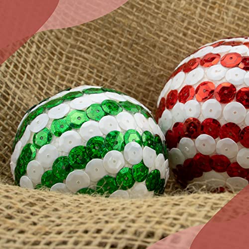 MCE-Commerce Styroporkugeln in einer gemischten 20er-Packung, 4 Größen: 2 x 6 cm, 4 x 5 cm, 6 x 4 cm und 8 x 3 cm