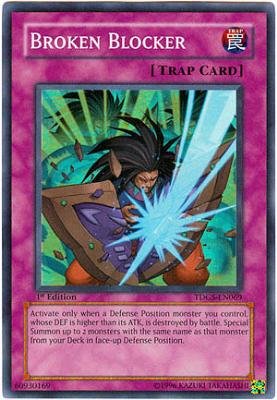 Amazon.com: Yu-Gi-Oh! - Broken Blocker (TDGS-EN069) - The Duelist Genesis -  1st Edition