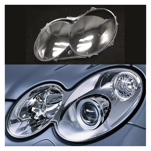 Cache lentille phare gauche pour Benz W209 CLK 2003-2006 en verre - 3