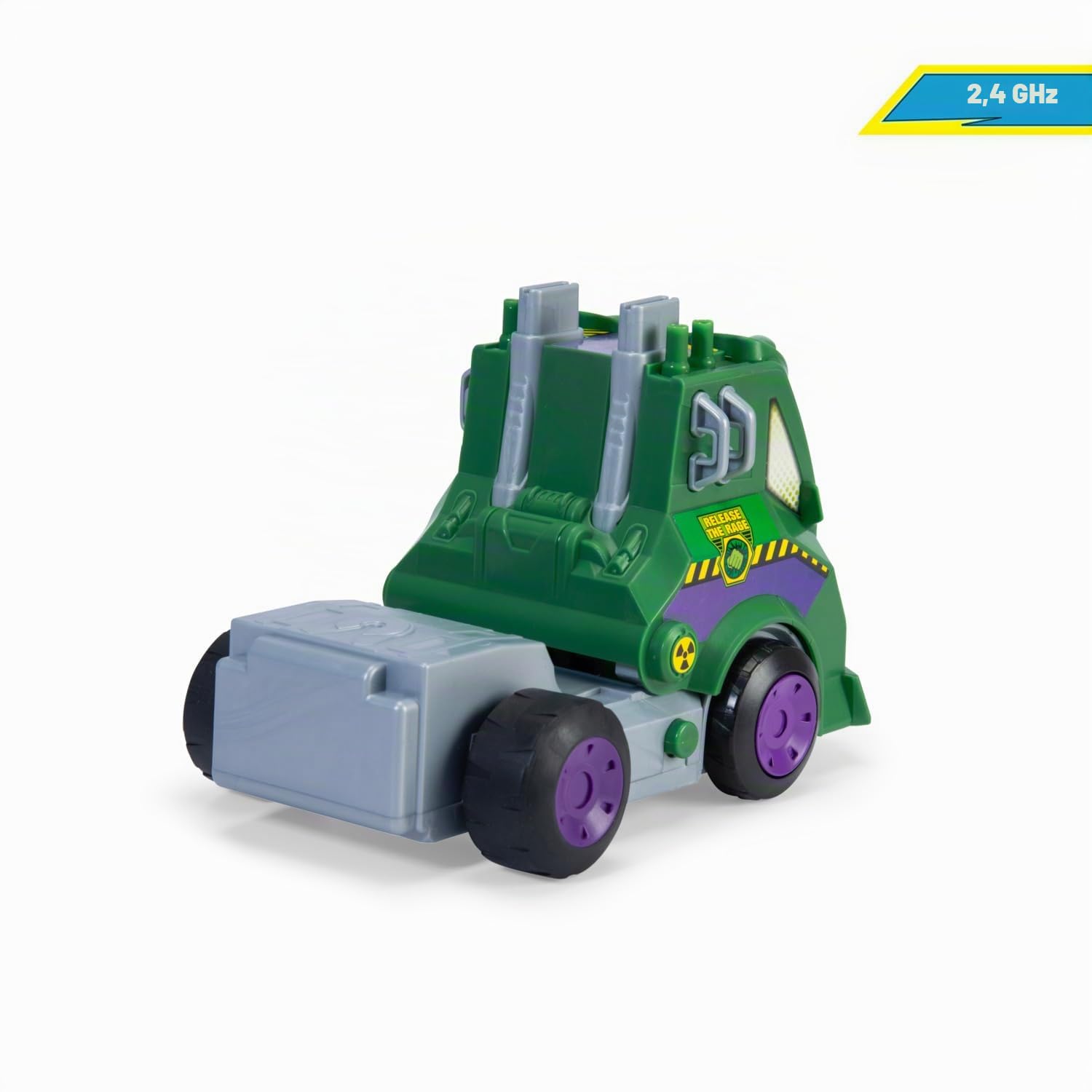 Dickie Toys - Radio Control Hulk Smash-Up, in scala 1:24, Veicolo telecomandato con Trasformazione da camion a Hulk, +5 anni, 203224000