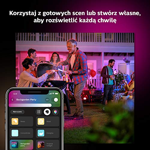 Philips-Hue-White-and-Colour-Ambiance-LED-Discover-Black-Garden-FloodLight-Compatible-with-Alexa