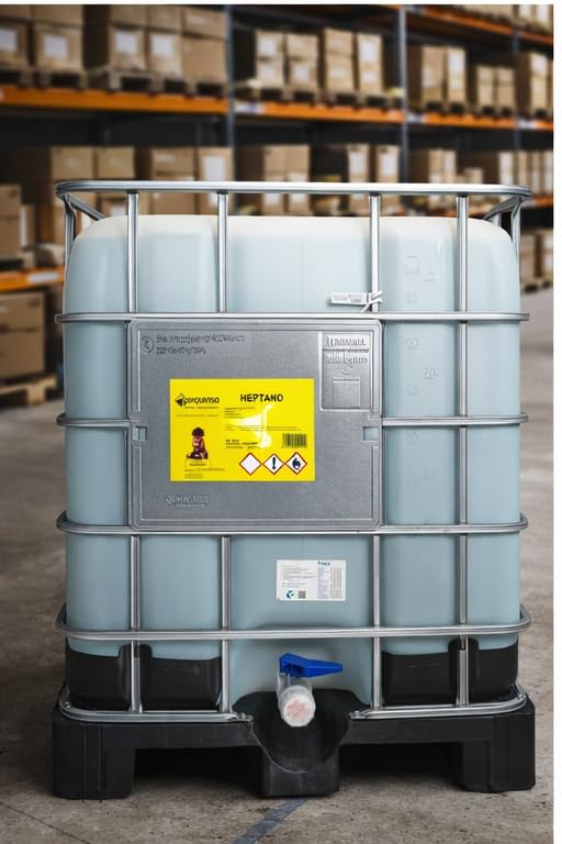 Heptano. Pureza: >99%. Envase 1000 Litros.