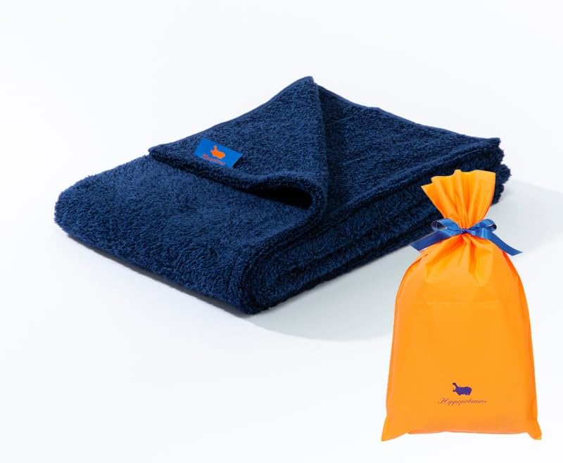 Hippopotamus Organic Cotton & Bamboo Bath Towel, Gift Wrapping