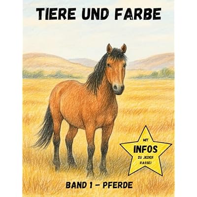 Tiere und Farbe - Pferde: Die kreative Ausmalreihe f&uuml;r Tierfreundinnen und Tierfreunde
