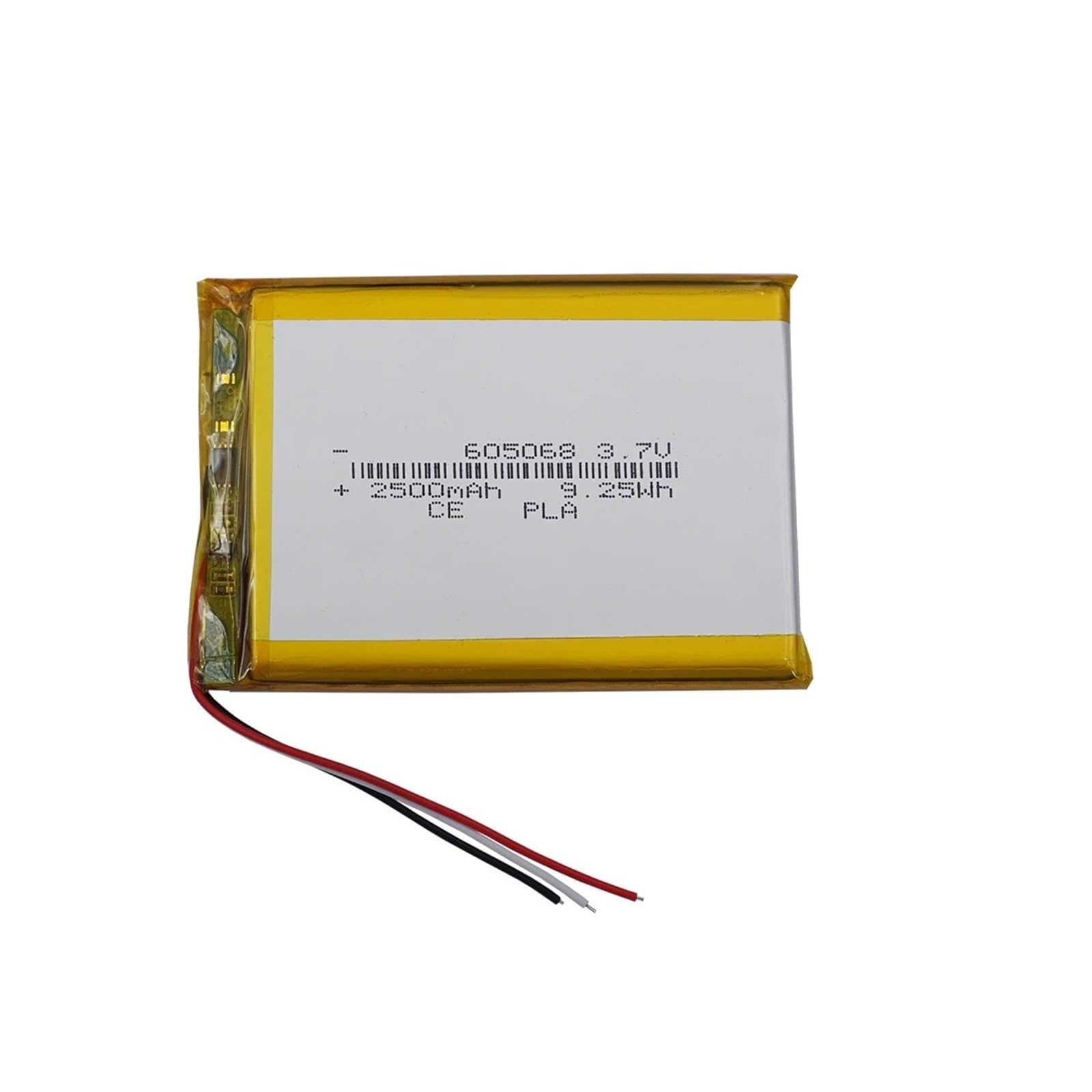605068 3,7 V 2500 mAh, 1 pièce