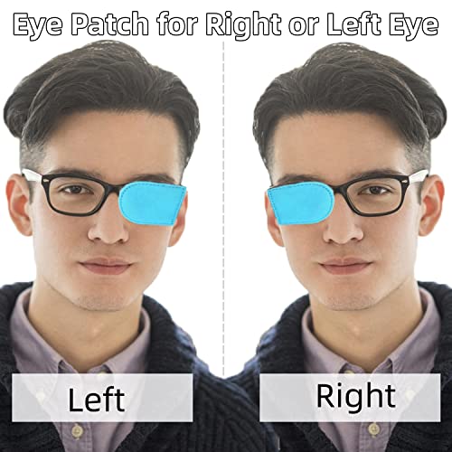 VEEJION Eye Patches for Adults Kids Eye Patch for Glasses Treat Lazy Eye Amblyopia Strabismus for Left or Right Eyes