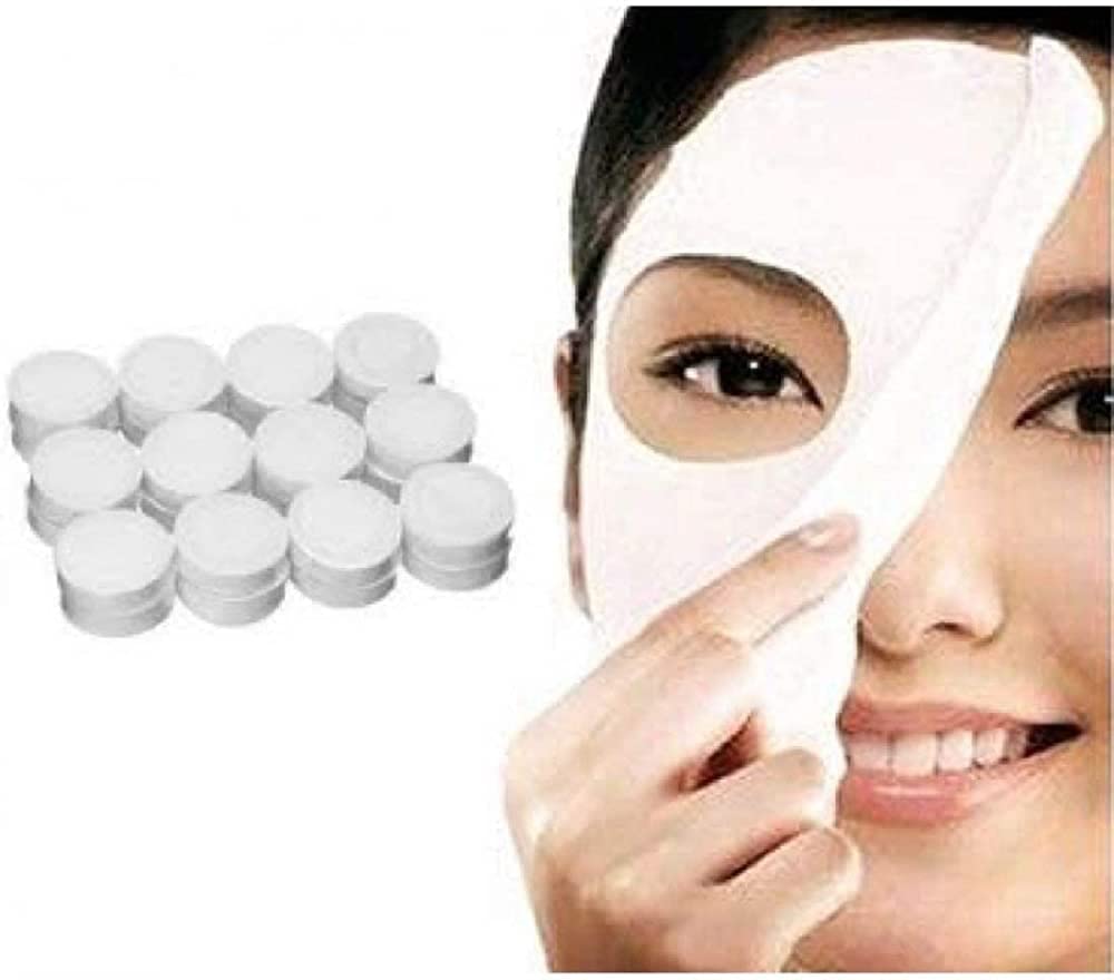 J & F Compress Magic Facial Tablet Face Tissue Napkin Paper Mask for Men and Women (Pack of 40) (B0C6NDLBSB) Amazon Price History, Amazon Price Tracker