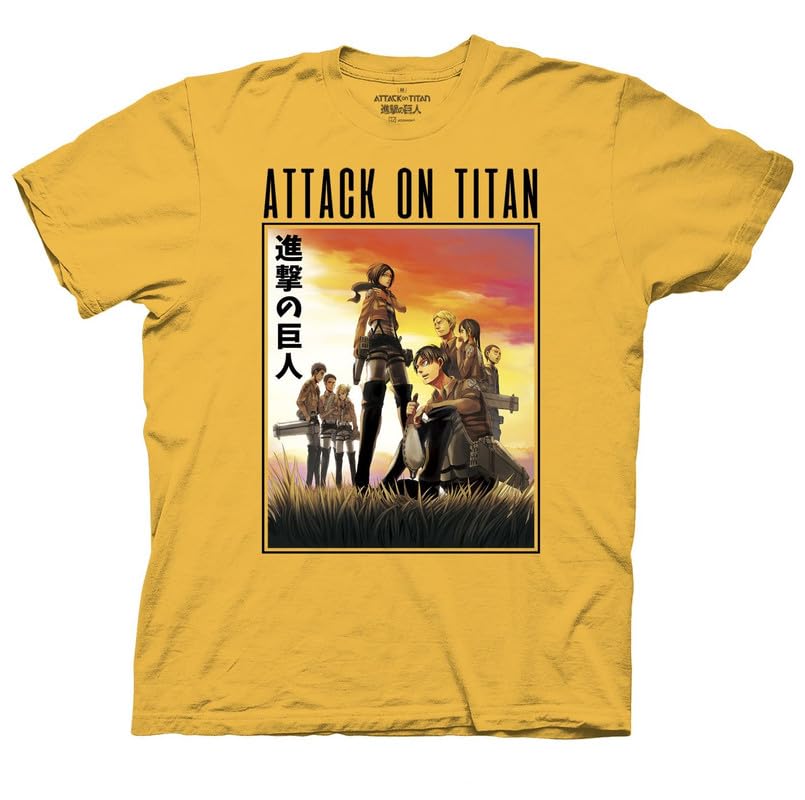 Attack on Titan Nanga Tシャツ Lサイズ Amazon.com: Attack on Titan Manga Men's Short Sleeve T-Shirt