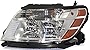 Evan-Fischer Headlight Compatible with FORD TAURUS 2008-2009 LH Driver Side Assembly Halogen