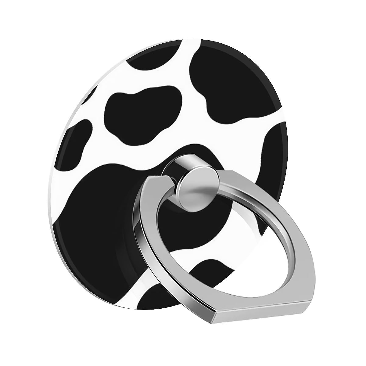 Anillo de dedo para evitar caídas de iPhone, soporte de piel de vaca de fantasía cómodo 8