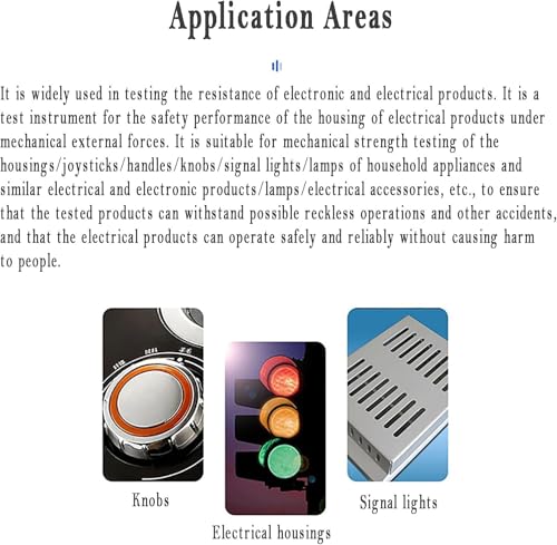 Probador de impacto universal: niveles de energía ajustables para pruebas electrónicas de resistencia del producto