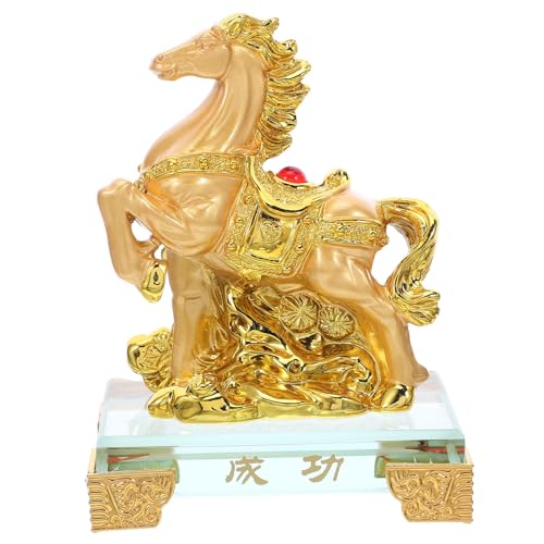 Gatuida Pferd Skulptur Aus Harz Mit Sockel Pferde Statue Als Feng Shui Pferde Ornament Für Schreibtisch Büchergestell Wohnzimmer Tischdekor Tierfigur Gatuida Pferd Skulptur Aus Harz Mit Sockel Pferde Statue Als Feng Shui Pferde Ornament Für Schreibtisch Büchergestell Wohnzimmer Tischdekor Tierfigur
