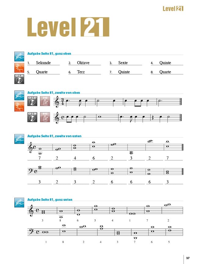 Da Capo Intrada - Lösungen Musikkunde Band 1