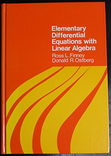 Elementary Differential Equations With Linear A... 0201055155 Book Cover
