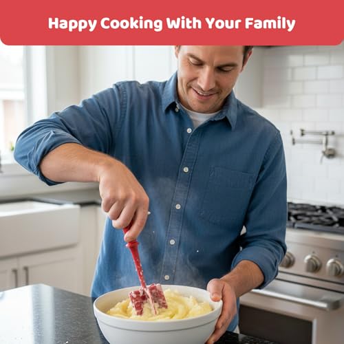 2 PCS Handheld Meat Mincers, Multipurpose Meat Chopper and Masher, Ground Beef Masher, Slip Handle, Non-Stick Mince for Mincing Beef, Chicken, Pork, Ground Turkey - Image 7