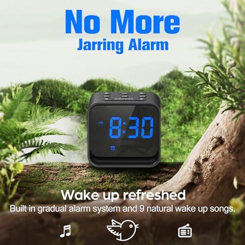 Housbay TS1R Alarm Clock Radio For Bedroom- 5W Bluetooth Speaker thumb #2