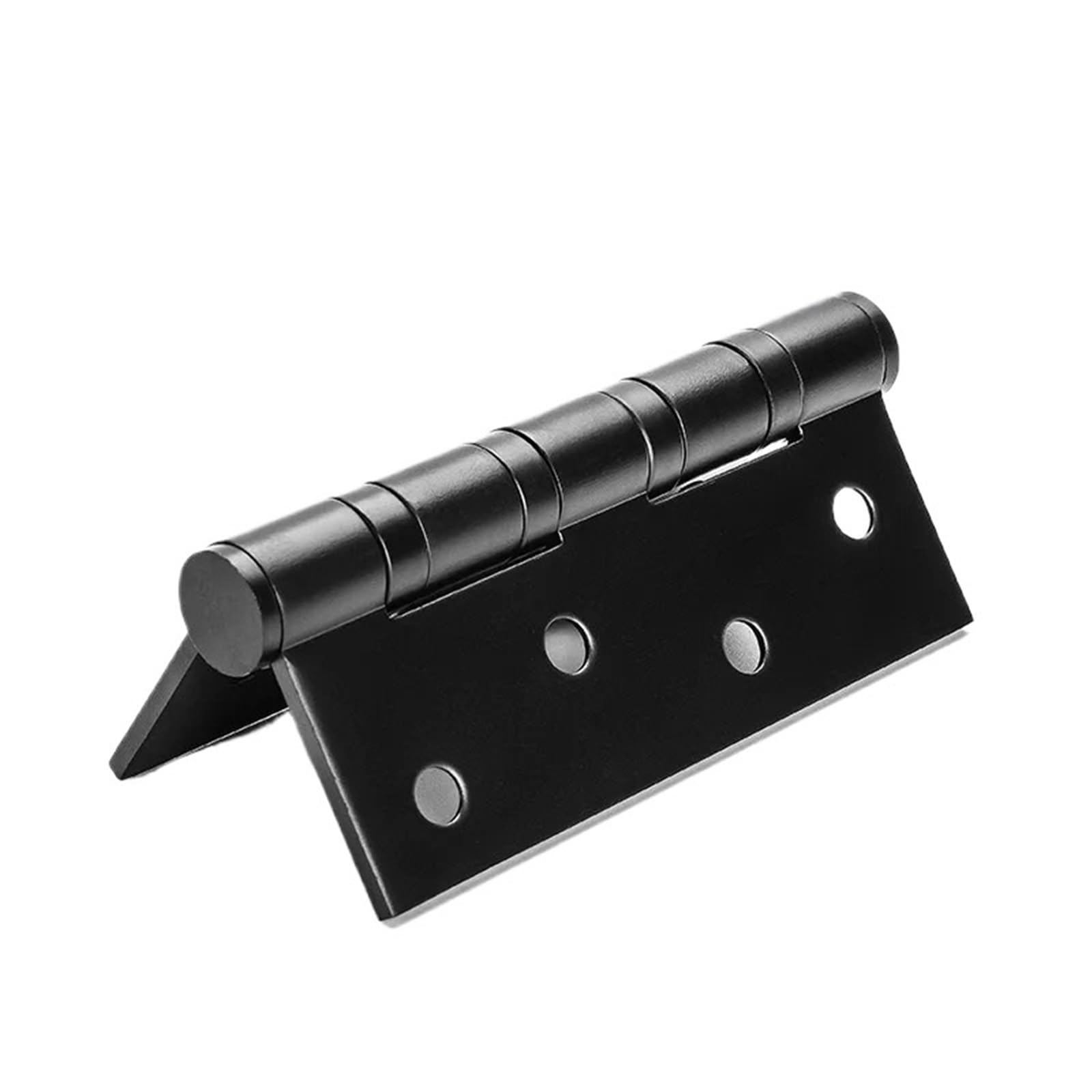 Wsqhao One Color 2Pcs Stainless Steel Bearing Door Hinges Wooden Black Mute Hinge Gemel Heavy Doors Furniture Hardware For Door